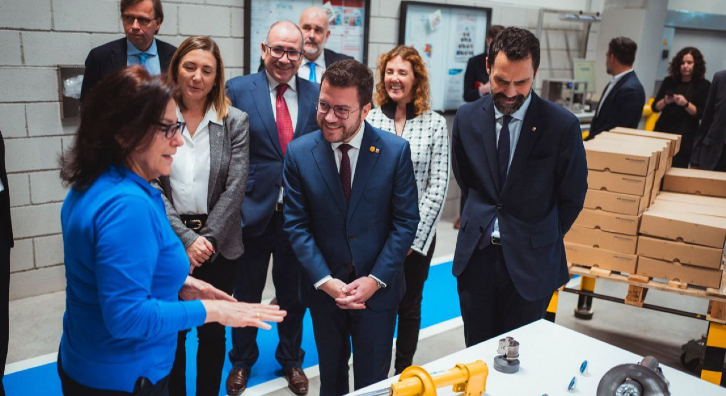 President Aragonès stated that the Catalan industry had grown 