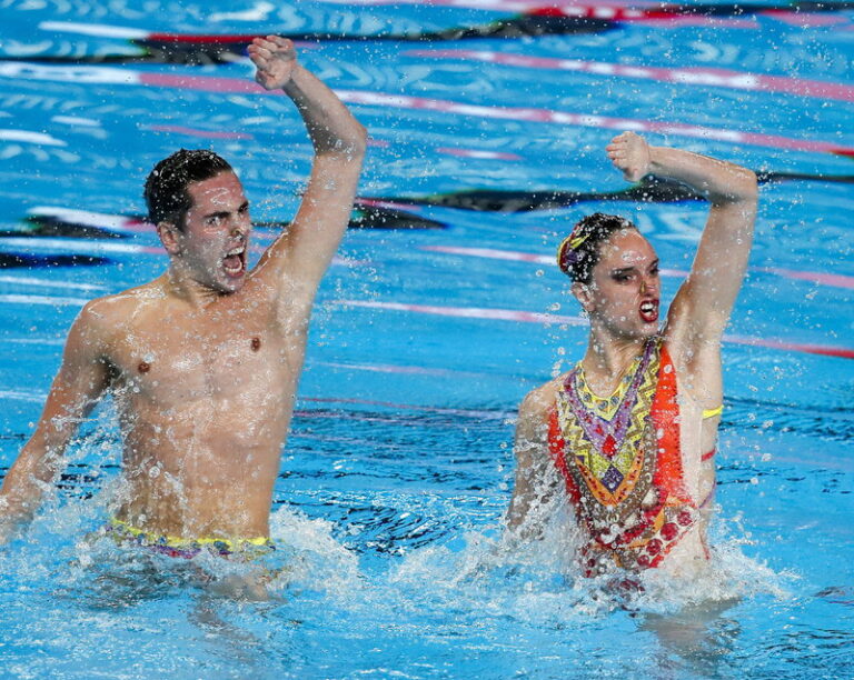 Silver medal for Catalan swimmers at the Artistic Swimming World Championships